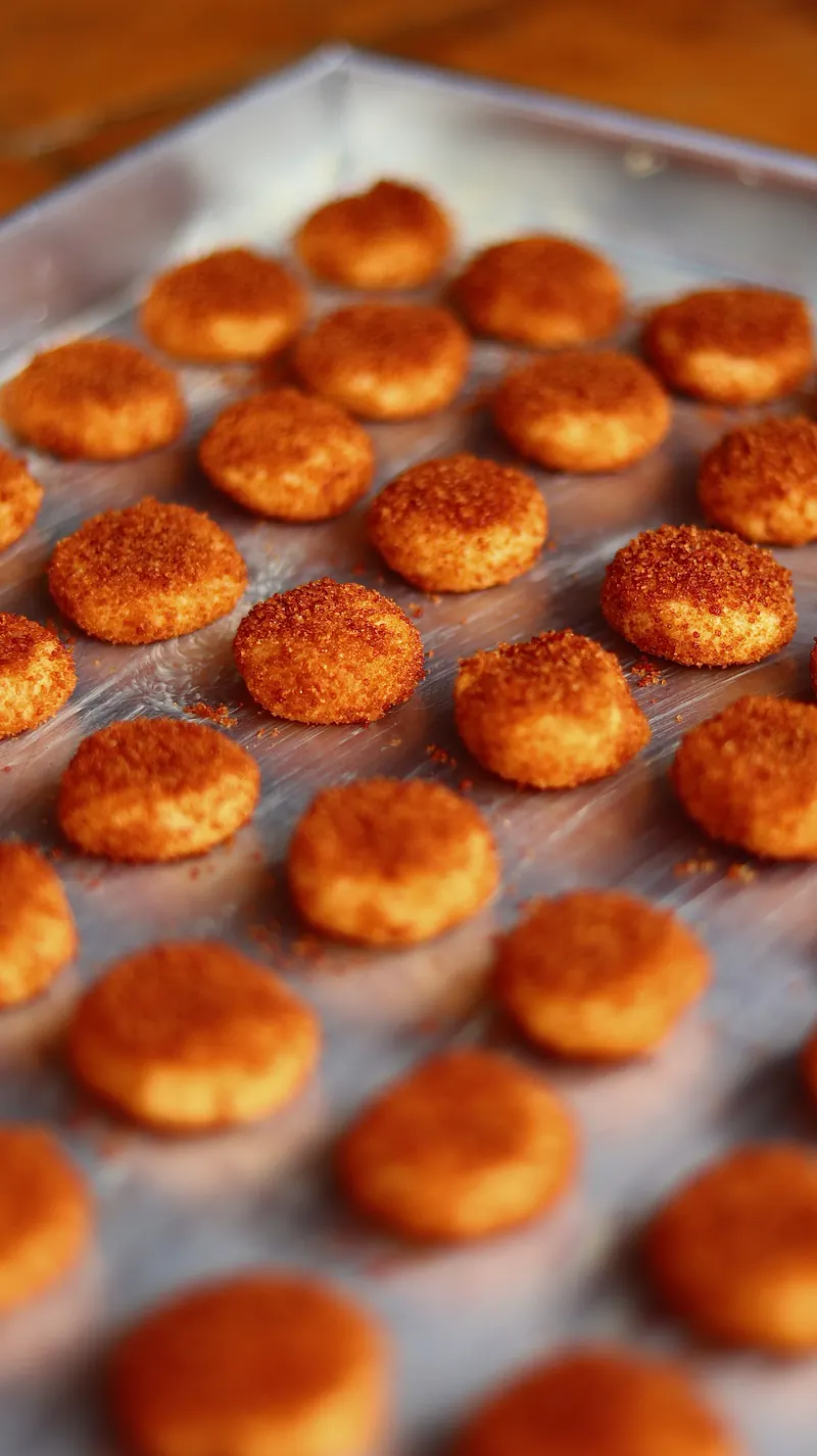 Nugget ayam di nampan
